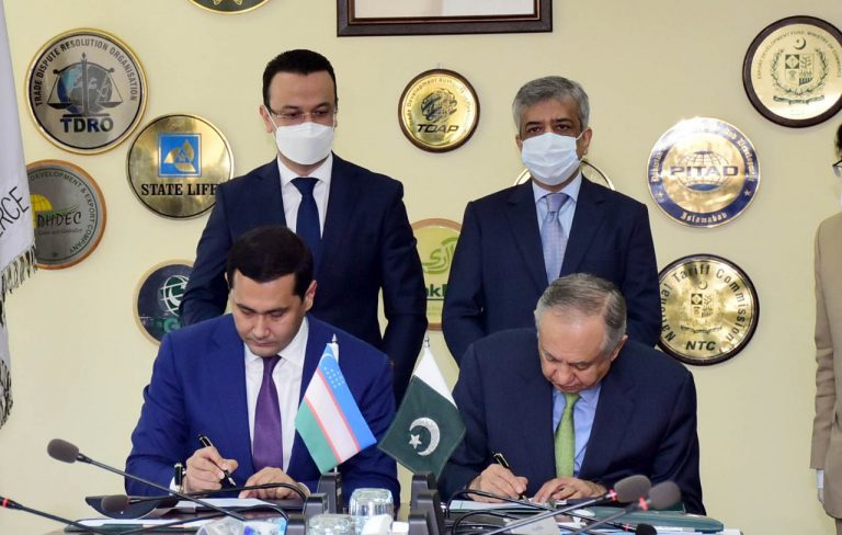 Pakistan, Uzbekistan sign MoU