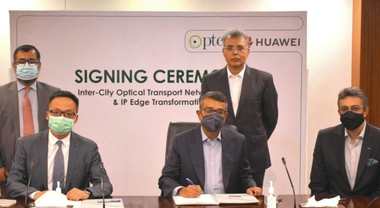 PTCL inked deals with Huawei to upgrade network