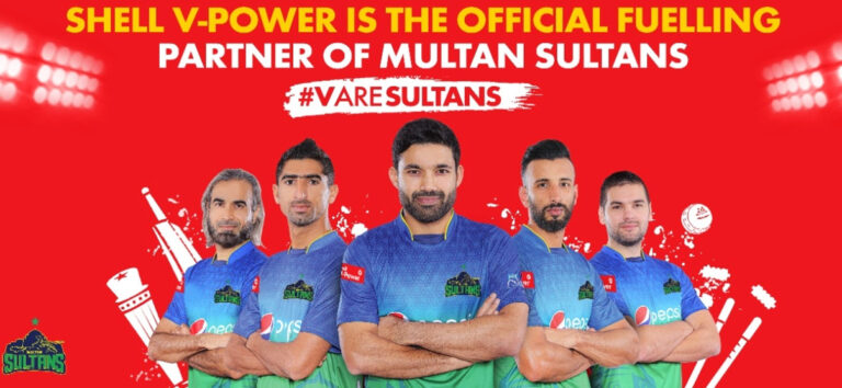 Shell Pakistan sponsors the Multan Sultans Team for PSL 7 Cricket