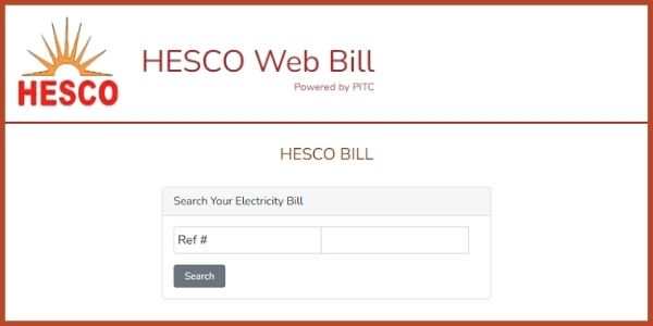 HESCO Bill Online Date