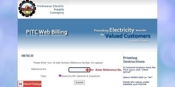 How To Check Pesco Online Bill Newz Todays