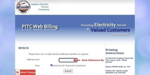 SEPCO Bill Reference Number