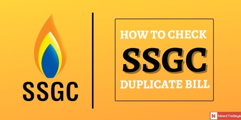 SSGC Duplicate Bill