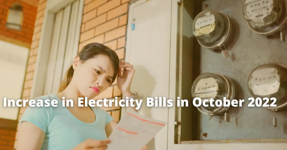 electricity bills in october 2022