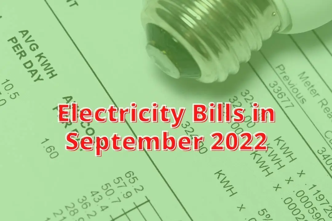 electricity bills in september 2022