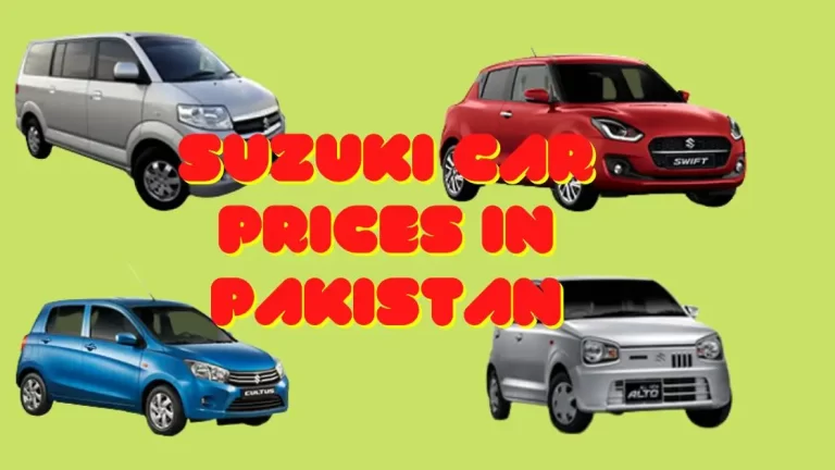 Check Out Suzuki Car Prices In Pakistan in 2024