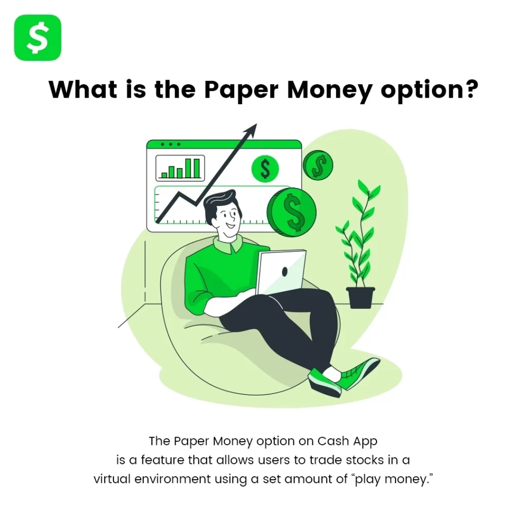 what is paper money option on cash app