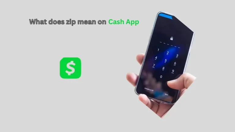 What does zip mean on cash app?