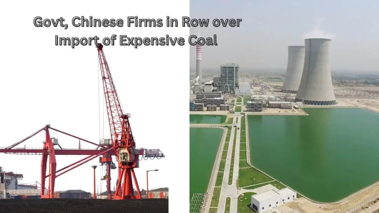 Govt, Chinese Firms in Row over Import of Expensive Coal
