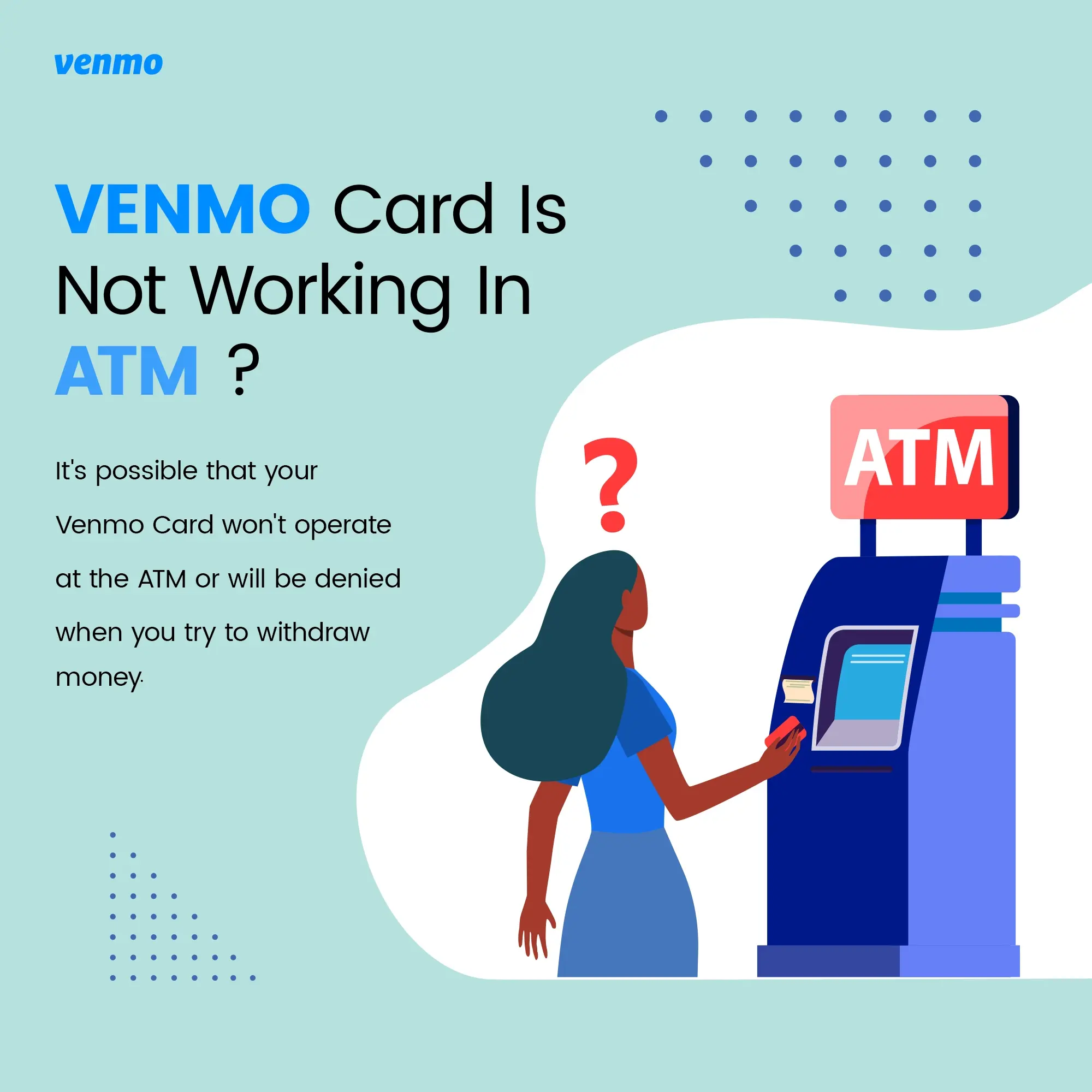 Venmo Card not Working at ATM