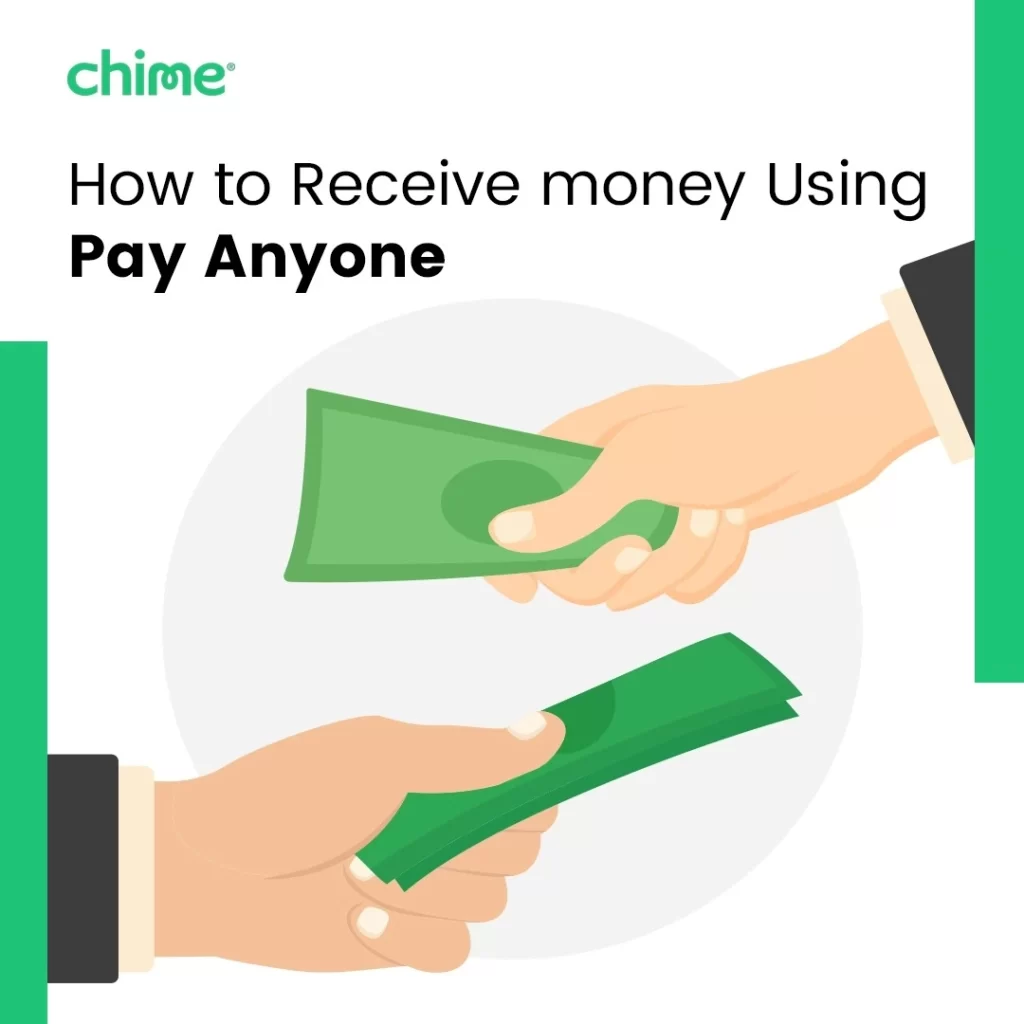 how to receive money using pay anyone