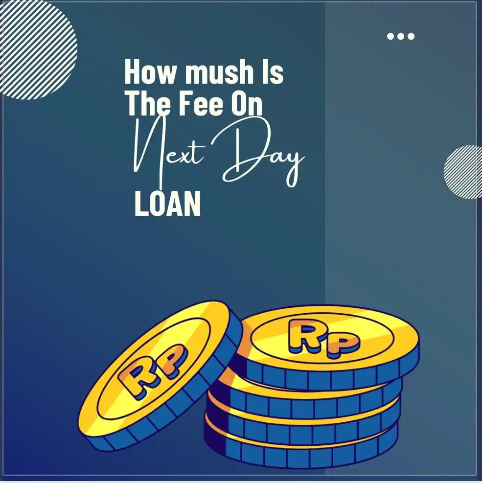 how much is the fee on next day cash loan