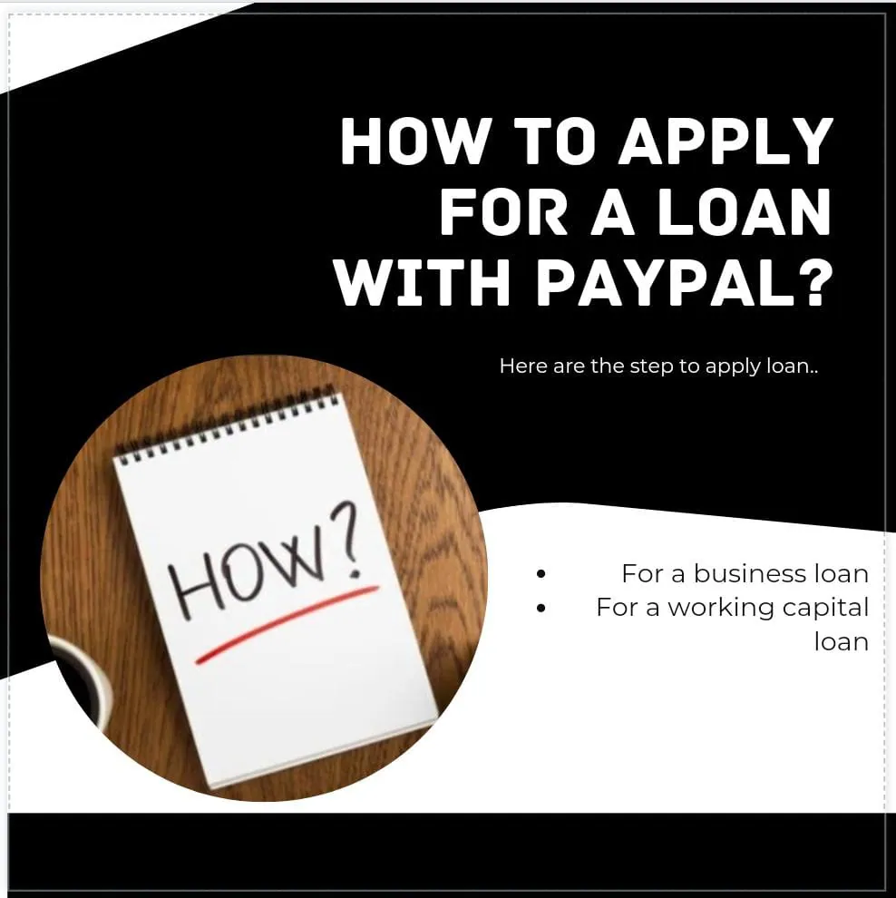 how to apply for a loan with paypal