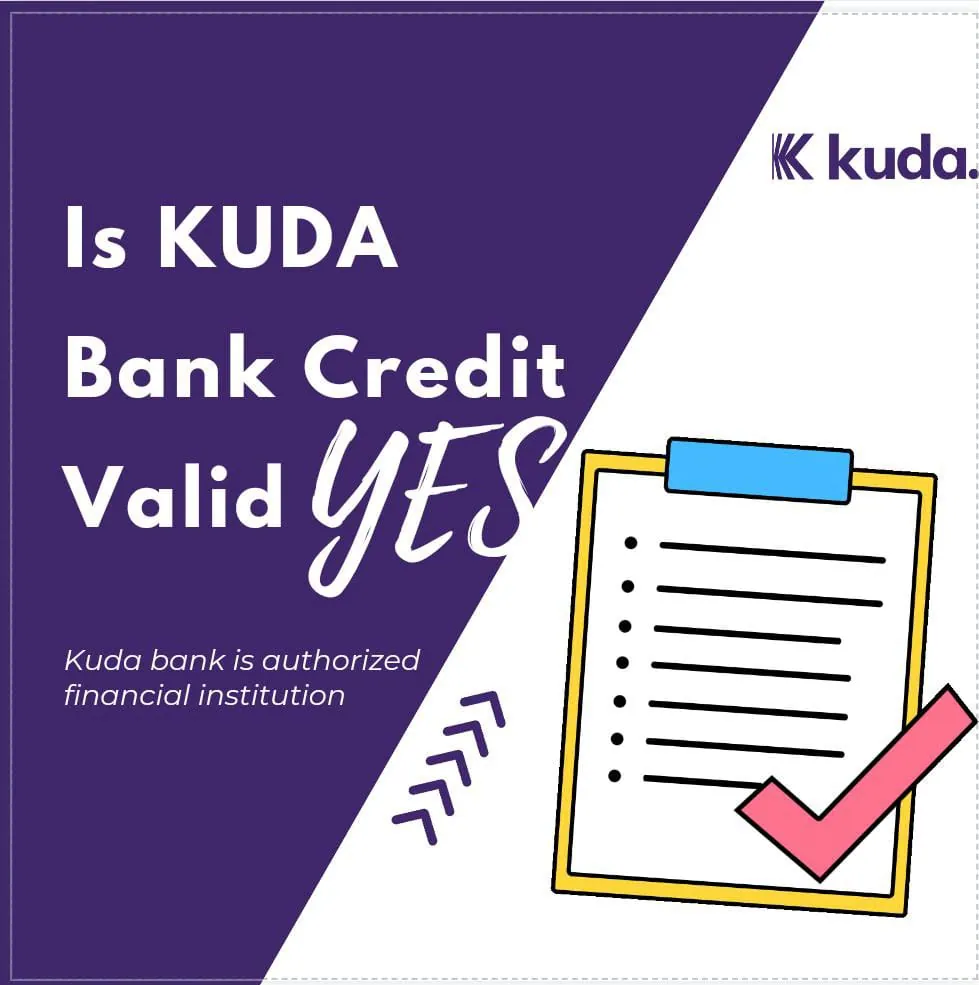 is kuda bank credit valid