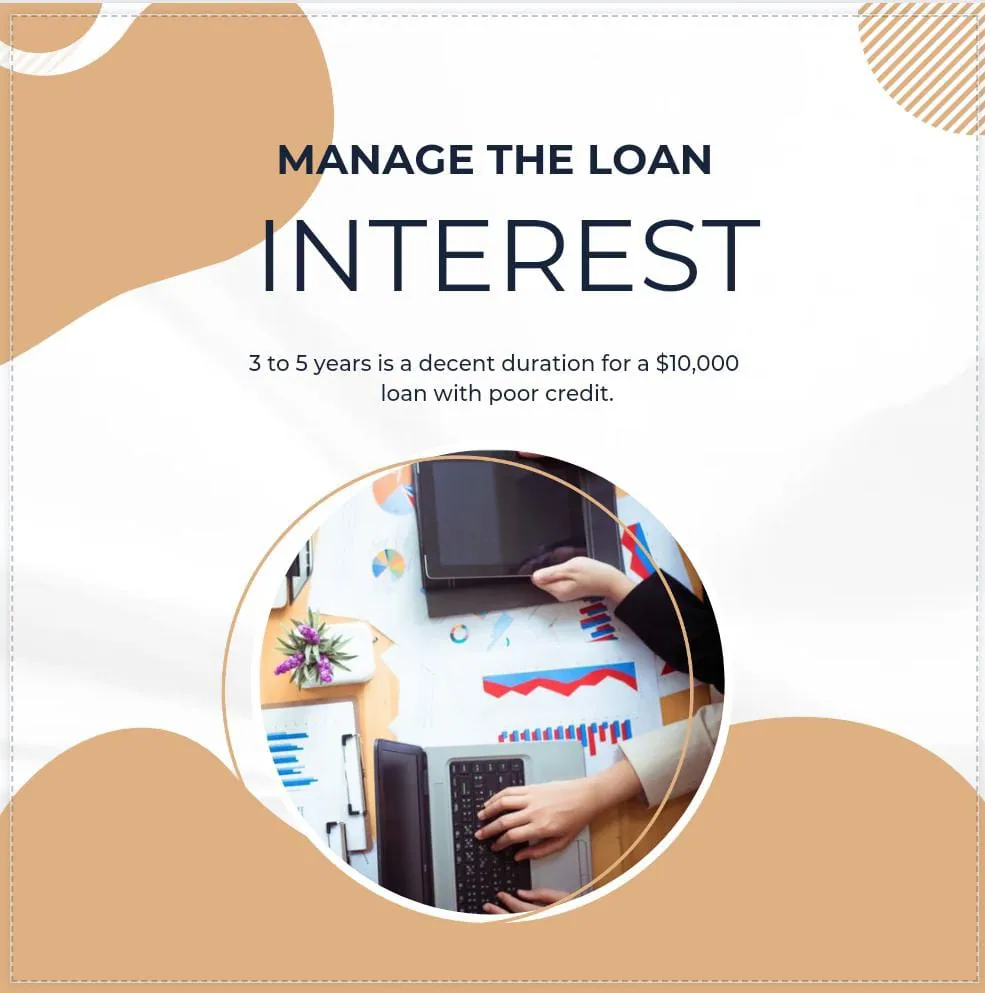manage the loan interest