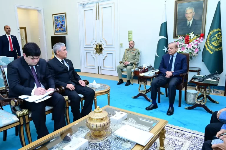 PM Stresses Cooperation Between Pakistan and Turkmenistan