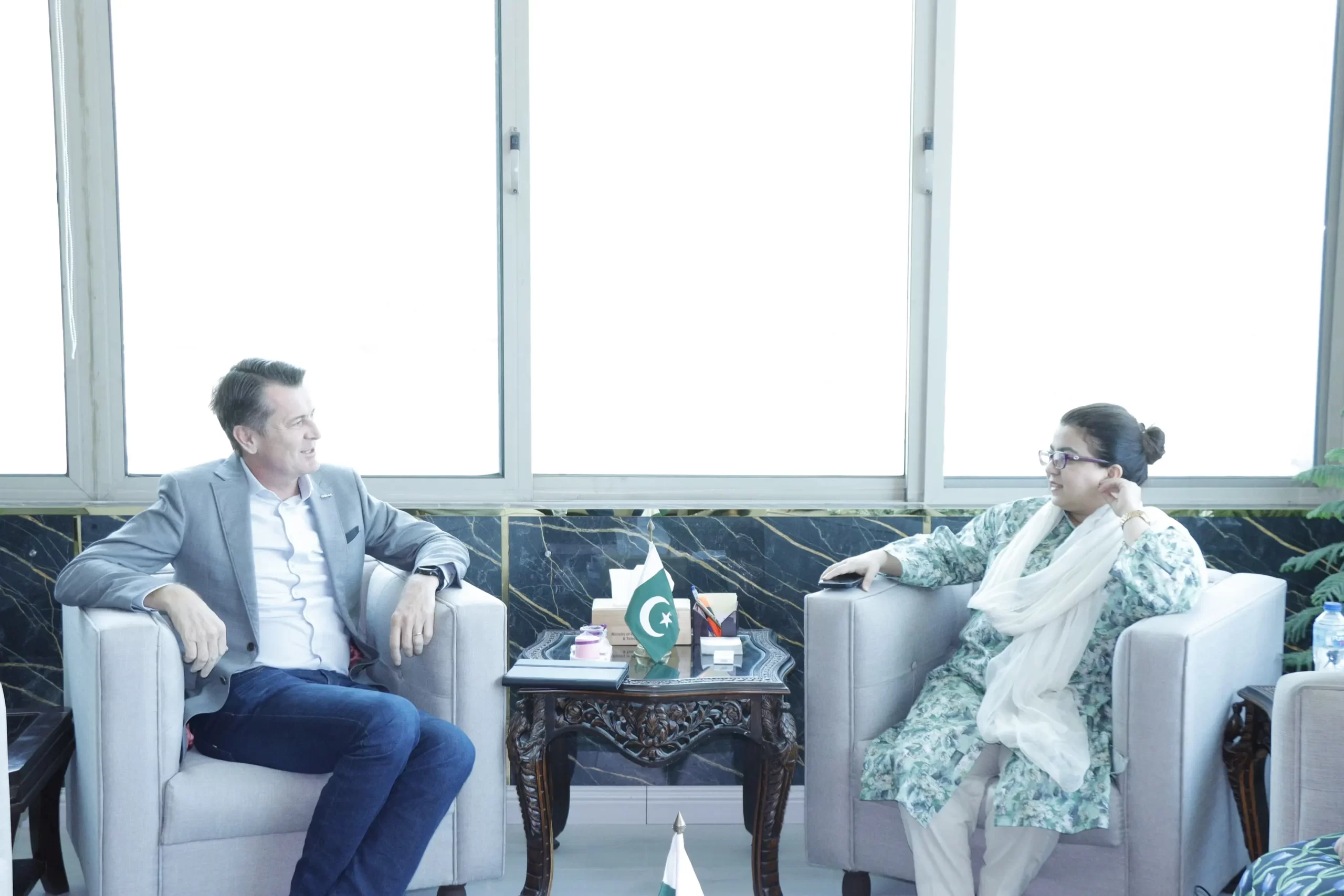 GSMA's Head of Asia Pacific Meets Pakistan's Minister of State for IT to Discuss Digital Transformation Initiatives"