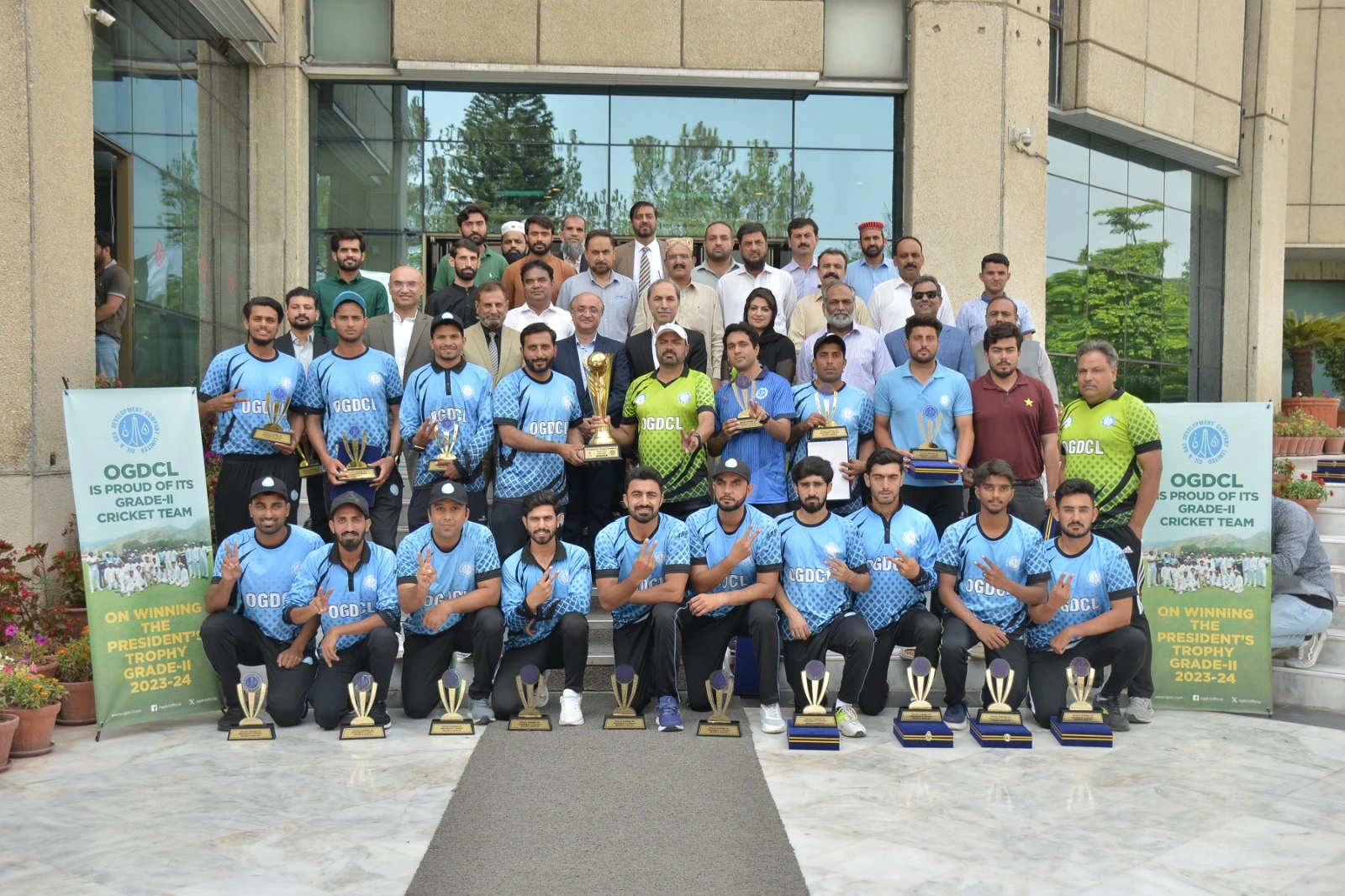 OGDCL Celebrates Victory in President's Trophy