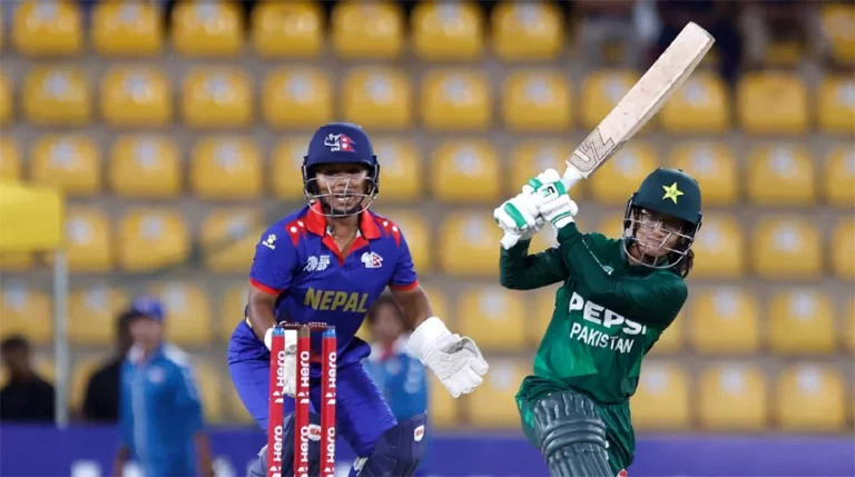 Women's Asia Cup: Pakistan Dominates Nepal by 9 Wickets