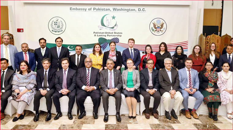 Delegation of senior judges visits Pak Embassy in Washington