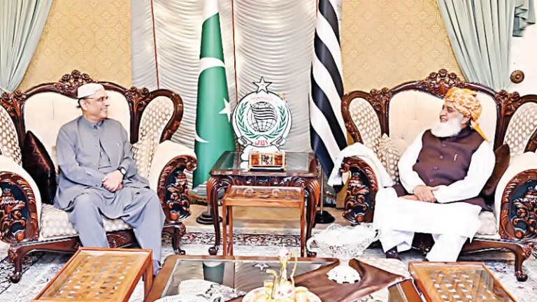 President, JUI-F Chief discuss country’s political situation