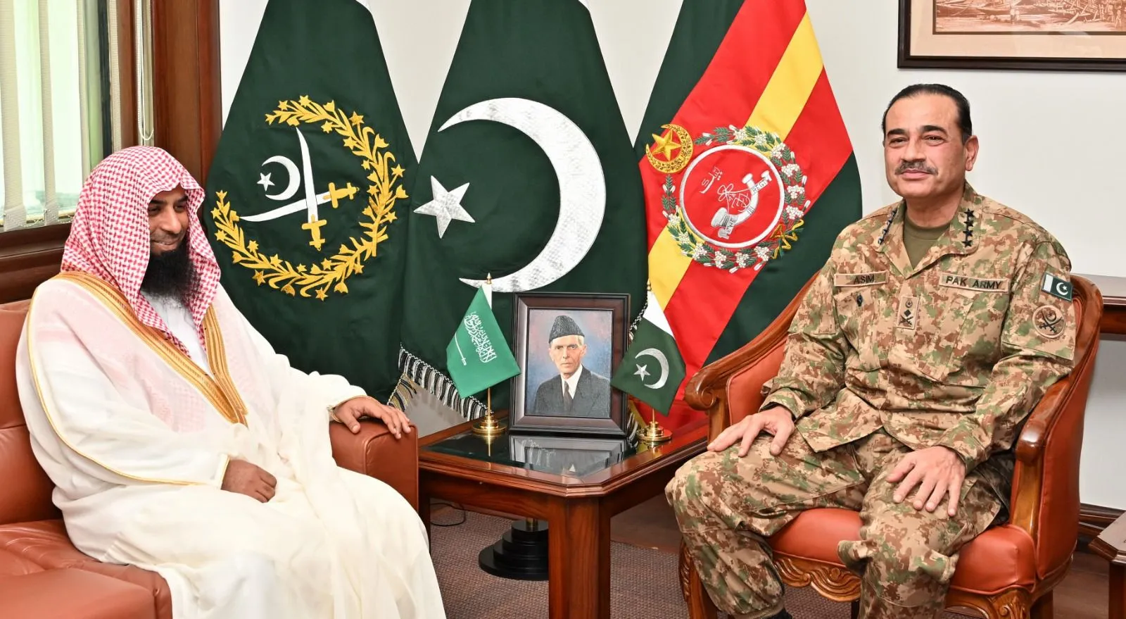 Imam Masjid-i-Nabvi Visits Pakistan: COAS and Dignitary Discuss Pak-Saudi Relations and Regional Peace