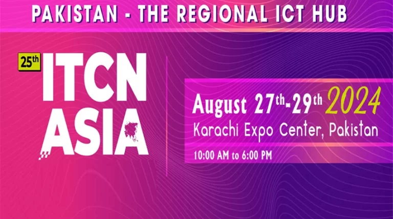 25th ITCN Asia expo to begin in Karachi today