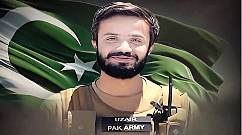 Lt Uzair embraces martyrdom after being wounded in Tirah