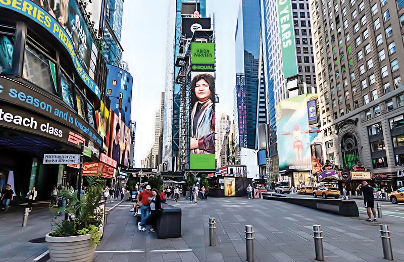 Spotify Features Sufi Legend Abida Parveen on Times Square