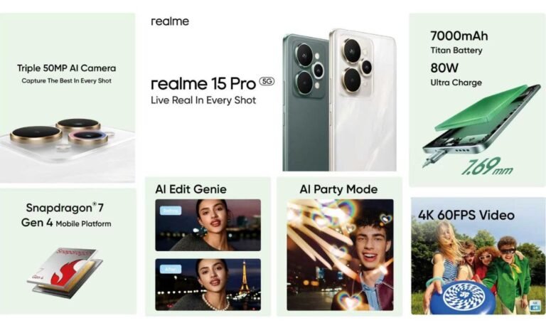 realme 15 Series Debuts in Pakistan with AI Edit Genie