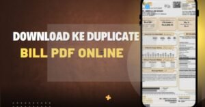 Download KE Duplicate Bill PDF Online