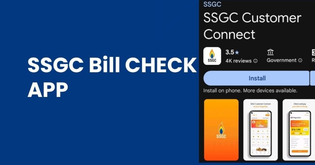 SSGC Bill Check APP