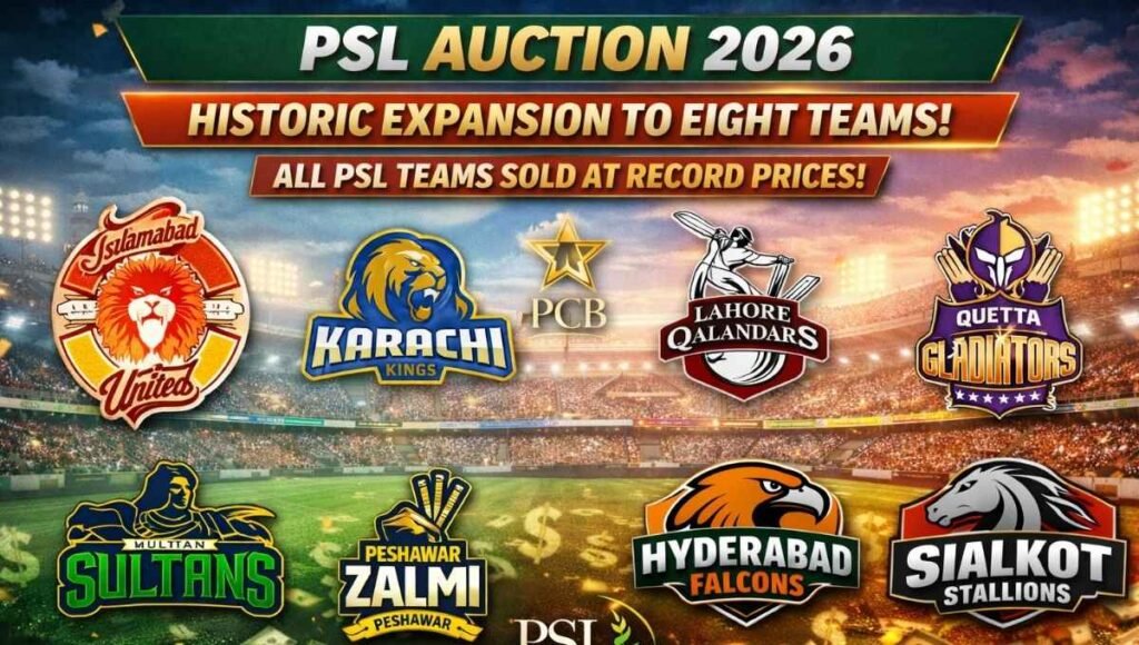 PSL auction 2026