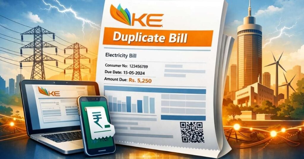 KE Duplicate Bill