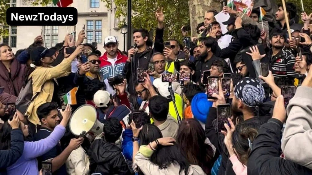 Dhruv Rathee Voices Vote Fraud Claims in London Protest