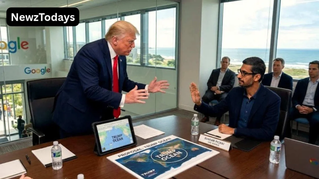 Google CEO Declines Trump's Atlantic Ocean Renaming Request
